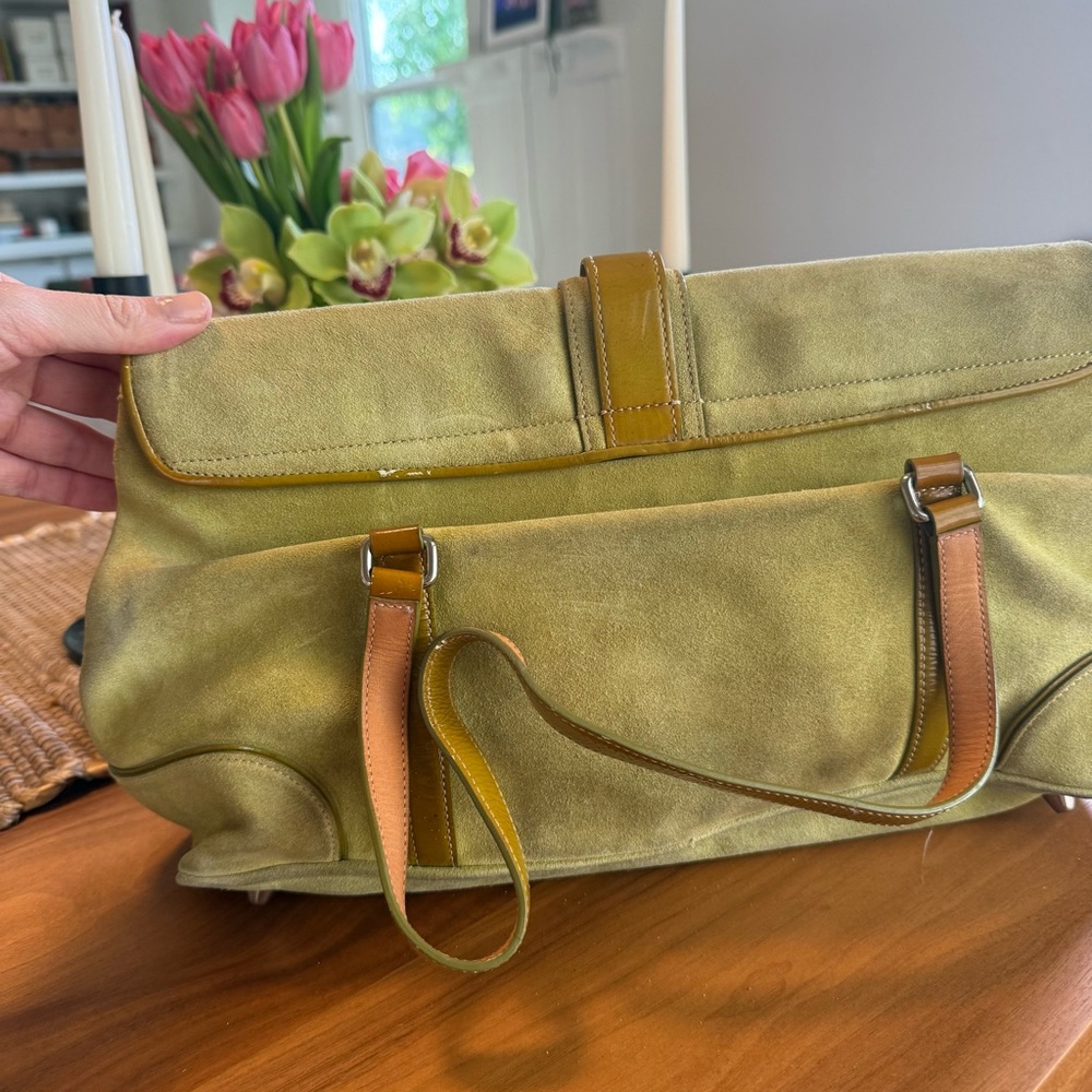 Coach green handbag - Picture 6 of 7